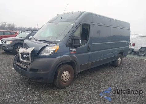 2019 Ram Promaster 3500 Cargo Van High Roof 159 Wb Ext z USA, uszkodzony, nr VIN 3C6URVJG7KE549132